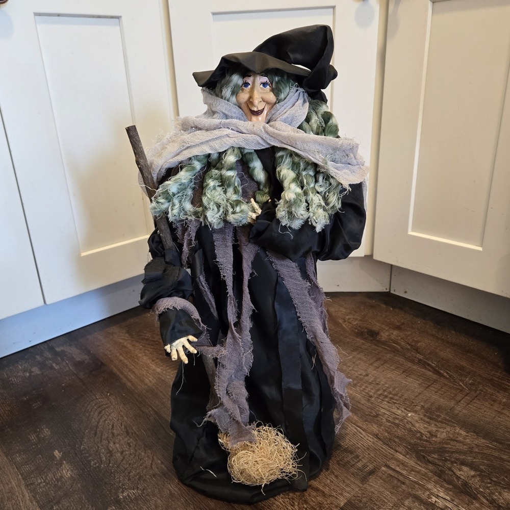 Rapal's Handicraft 22" Kitchen Witch Doll Paper Mache Folk Art Primitive Decor